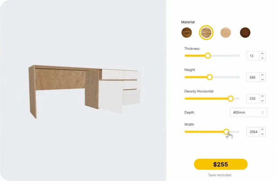 Real-Time Pricing & Quotation by configurator.tech